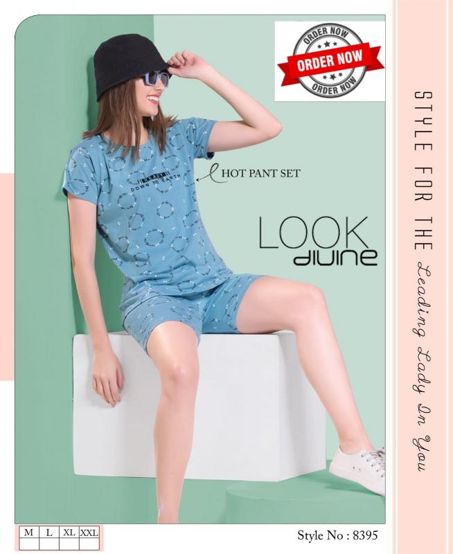 Trendy SHORTS 2PC VOL.BN 585 Catalog Print Night Suit Shorts