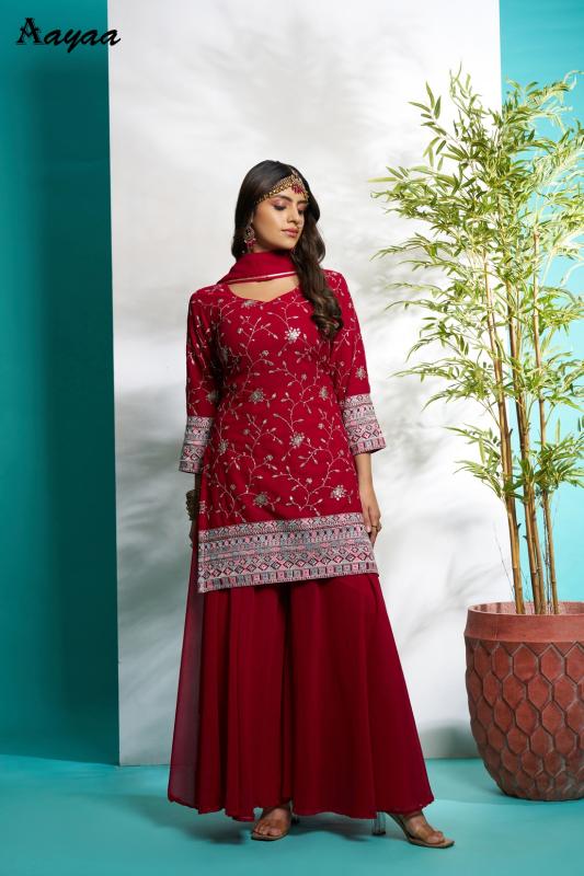 Aayaa vol 21 Catalog kurti with sharara catalogue