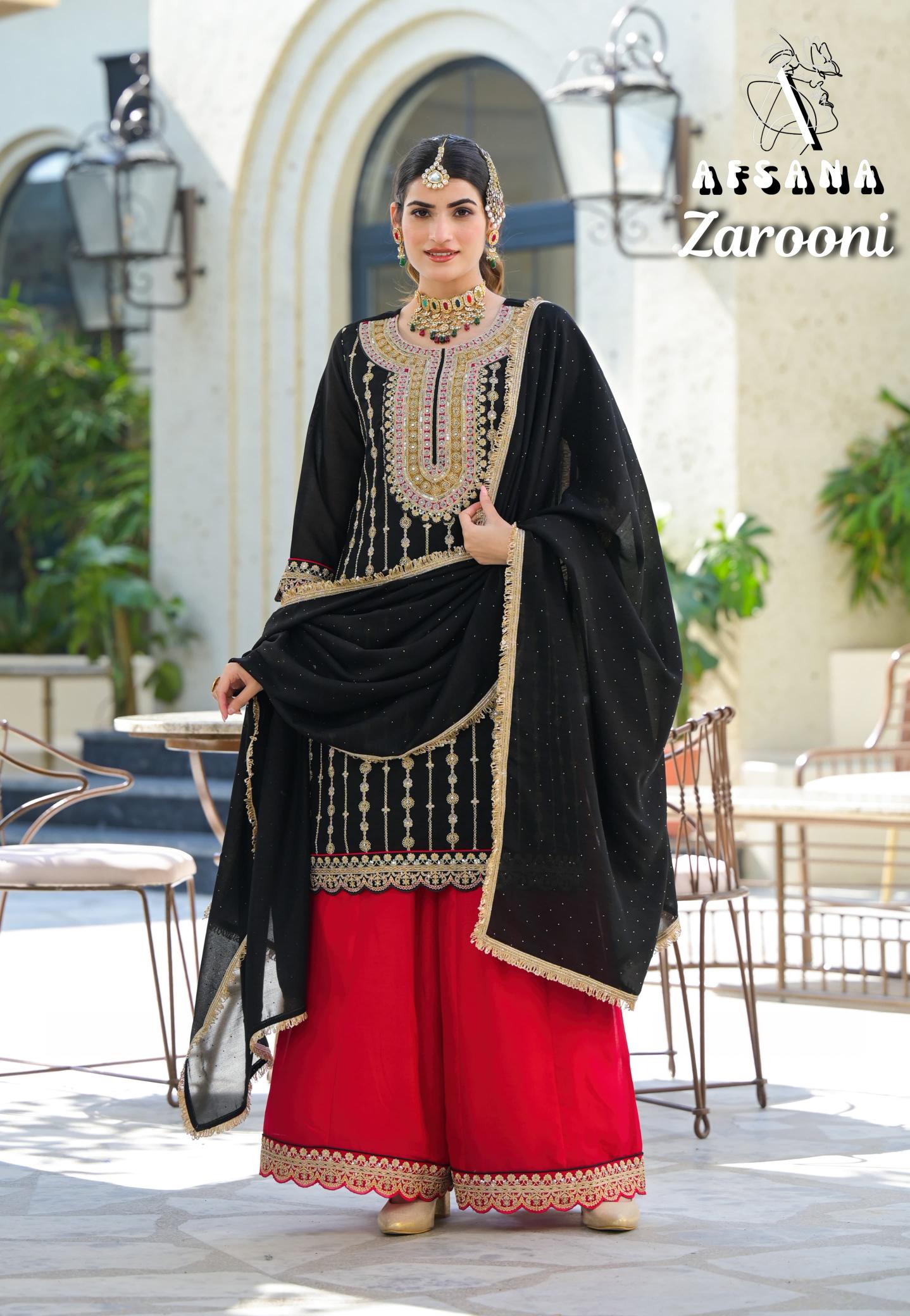 Afsana Zarooni Catalog buy wholesale pakistani suits online 