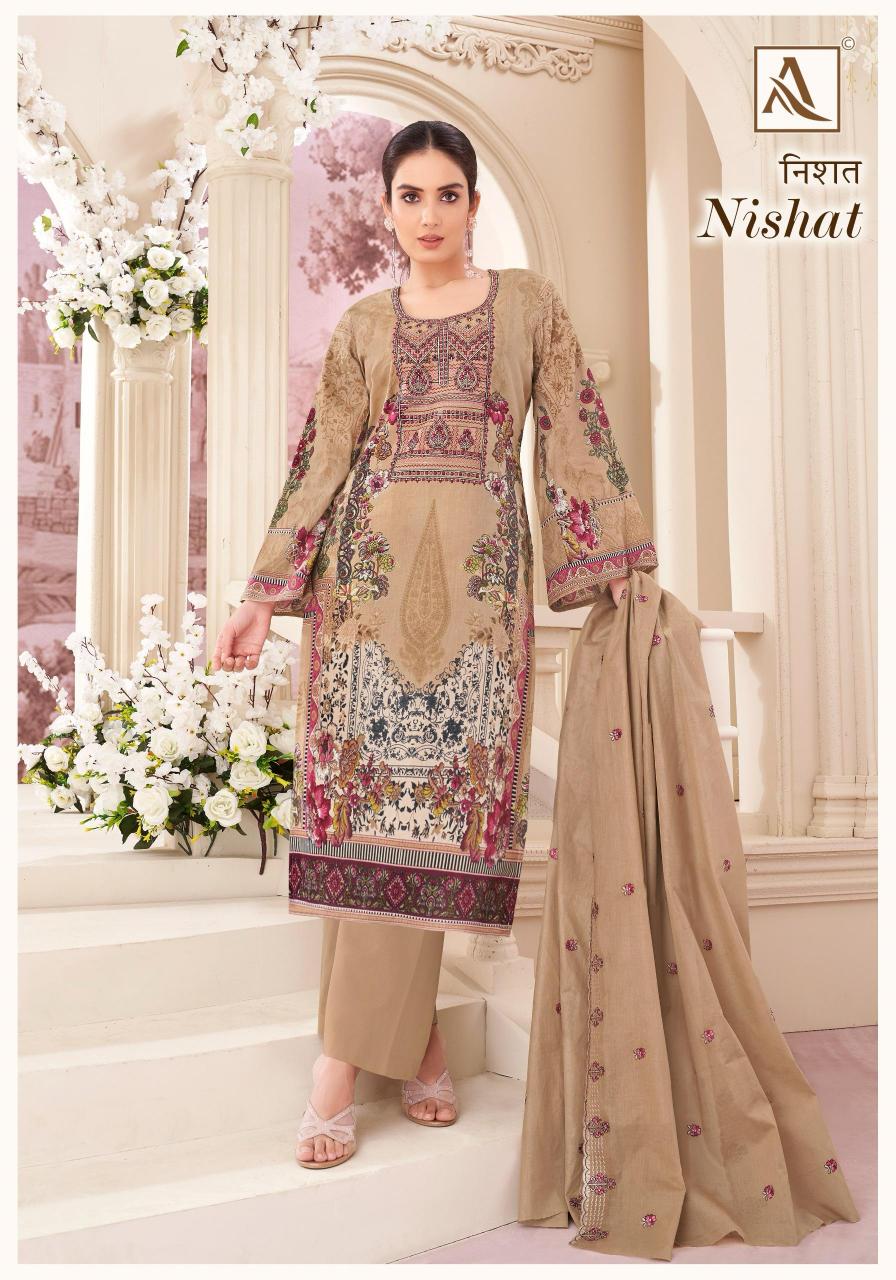 Alok Nishat Catalog wholesale dress material distributors in surat