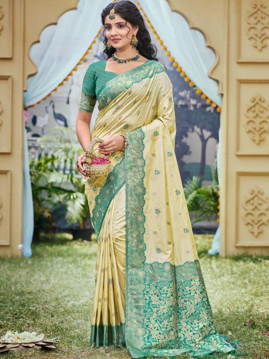 Bunawat Swara silk Catalog all border of india silk saree