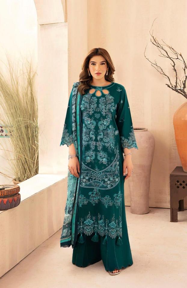 Deepsy Ramsha Luxury Lawn Catalog Cotton Dupatta ladies pakistani designer suits