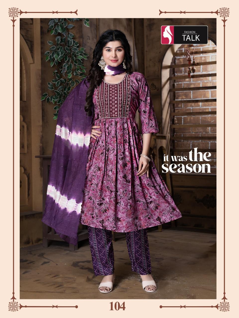 Fashion Talk Chahat VOL.0.1.2 Catalog kurti designs catalogue latest kurti design images