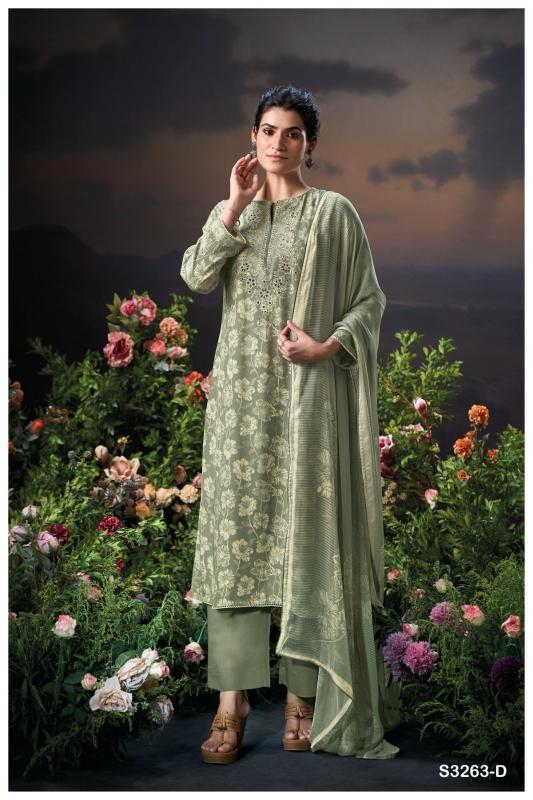 Ganga Terina 3263 Catalog viscose salwar kameez wholesale catalog