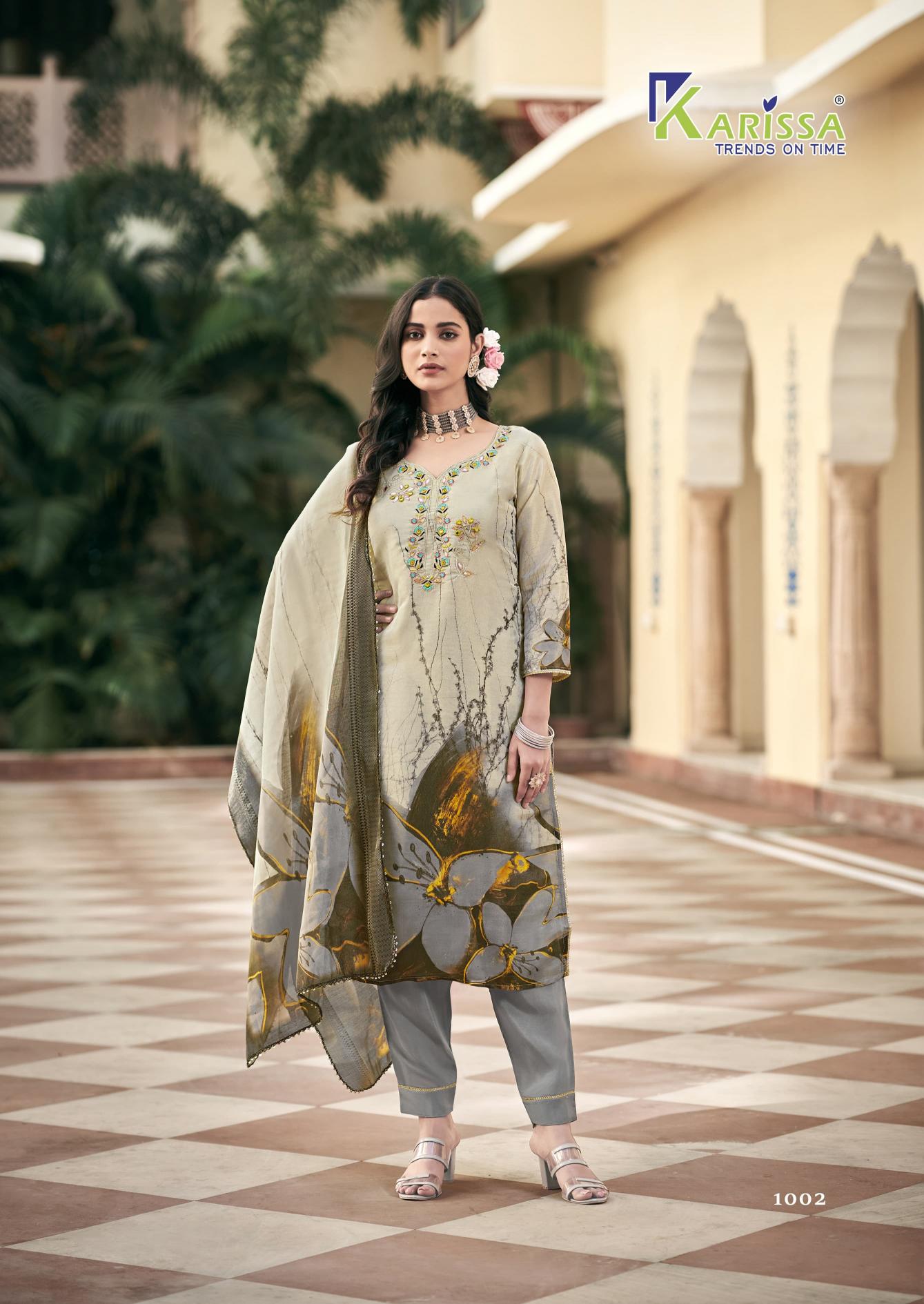 Karissa Nisha Catalog Viscose Digital Printed kurti sets for women under 1500