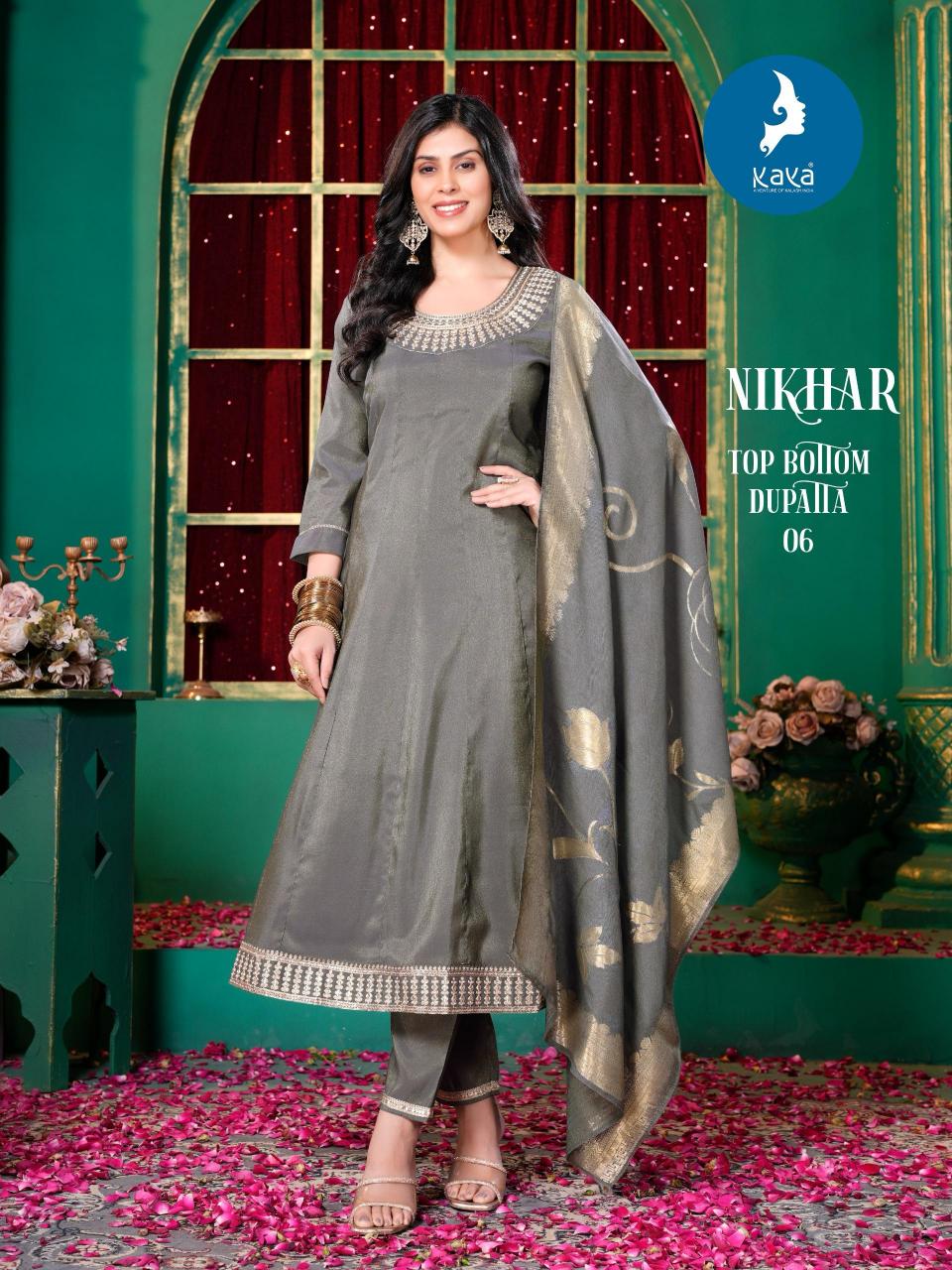 Kaya Nikhar Catalog designer long kurti catalogues