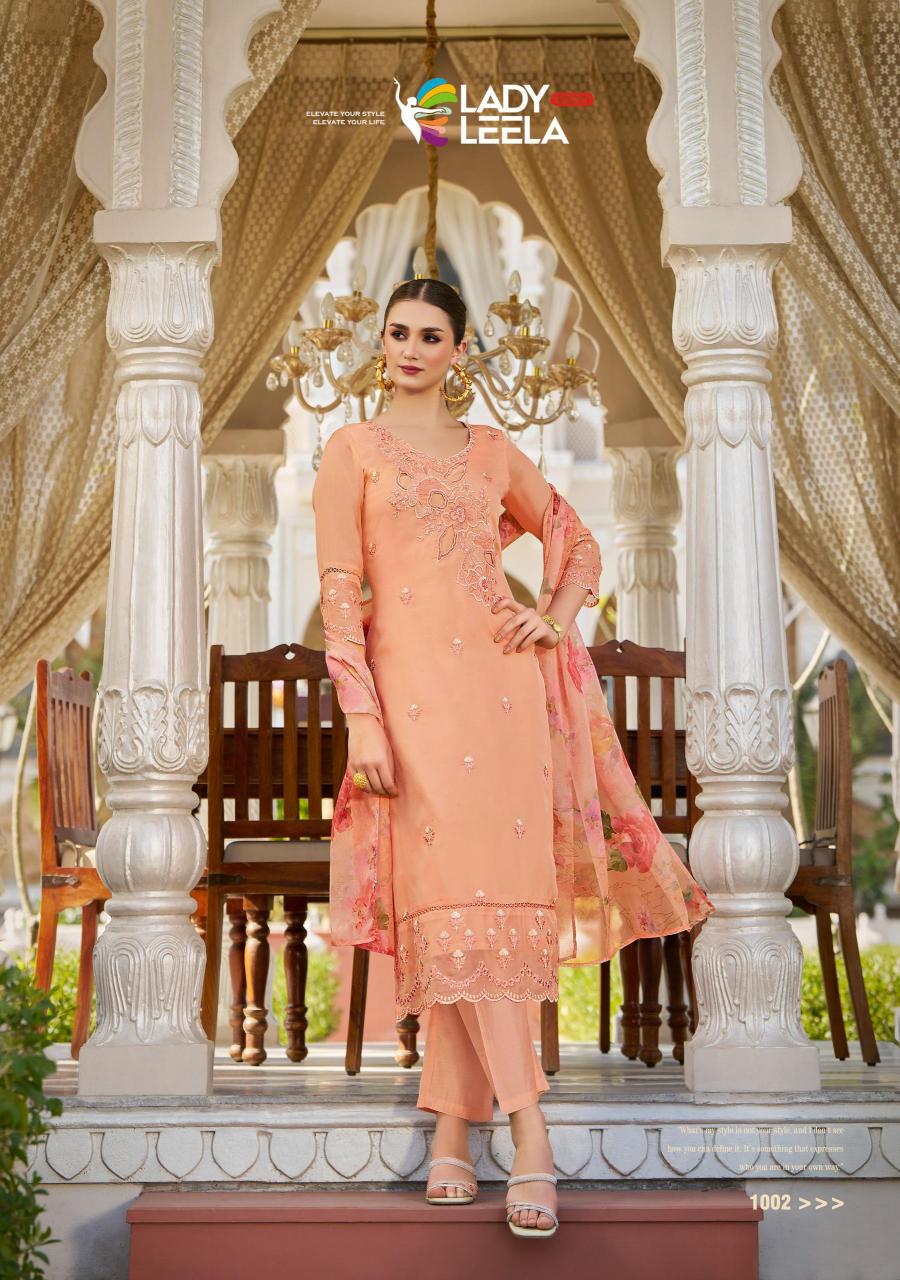 Lady Leela Varnika Catalog embroidered kurti catalogue