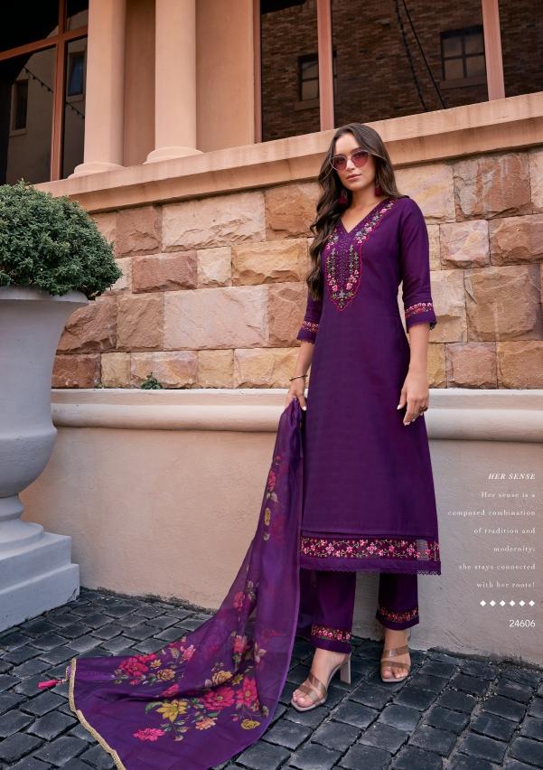 Lily & Lali Srivalli Vol 2 catalogue boat neck front and back kurti design 