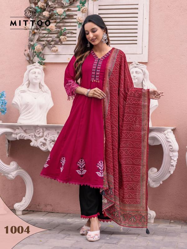 Mittoo Baarati Catalog Vichitra wholesale kurta set