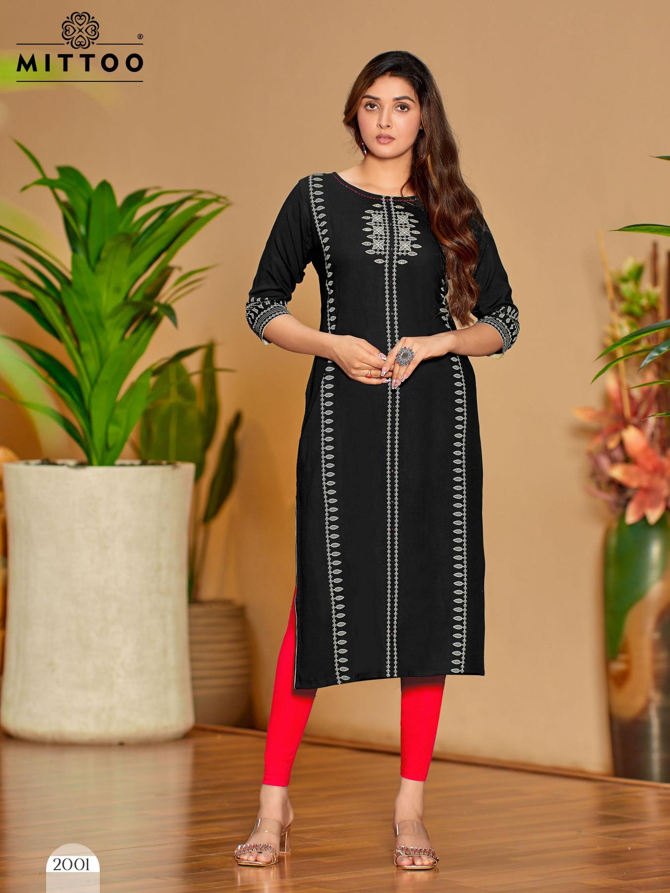 Mittoo Saayra Catalog wholesale kurti manufacturers surat