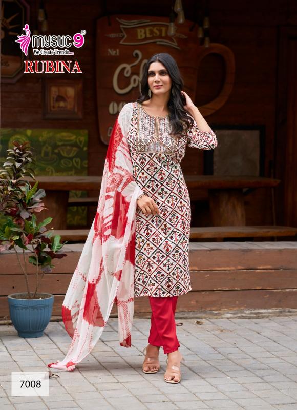 Mystic 9 Rubina Vol 7 Catalog kurti set with pants