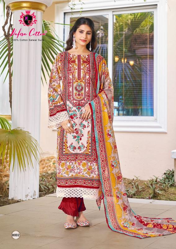 Nafisa Mahera Vol-08 - Karachi Dress Material  - Wholesale Catalog