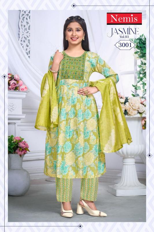 Nemis Jasmine Vol 3 catalog kidswear manufacturer india