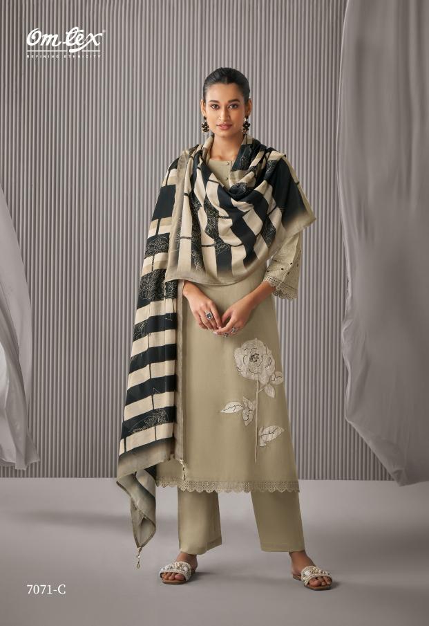 Omtex Tara Catalog suit catalogue design