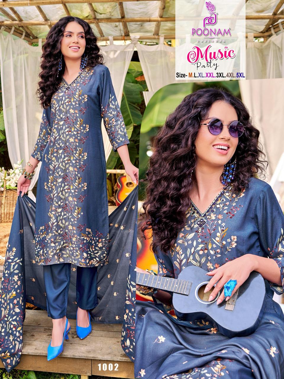 Poonam Designer Music Party Catalog wholesale kurta