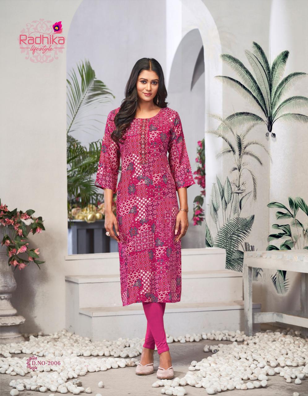 Radhika LifeStyle Alisha Vol 2 Catalog wholesale kurtis catalogue with price