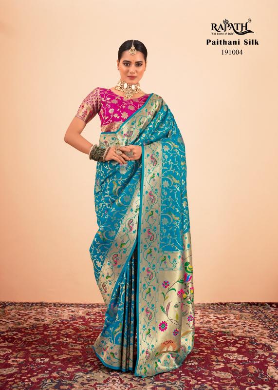 Rajpath Shailja Catalog Paithani Silk With Zari Weaving dhakai saree online shopping india