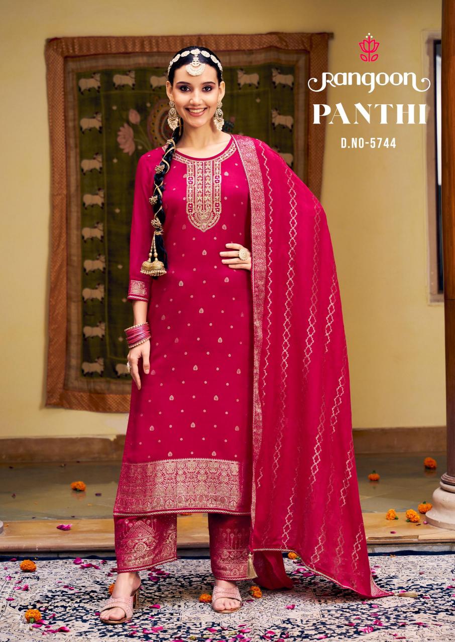 Rangoon Panthi Catalog fancy kurti catalogue