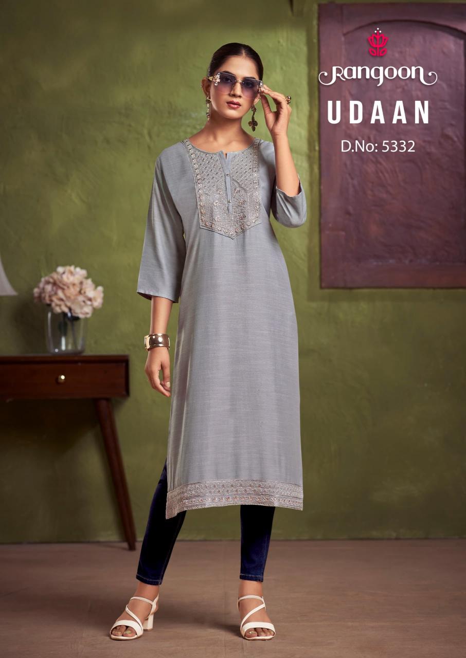 Rangoon Udaan Catalog mumbai wholesale manufacturer kurti