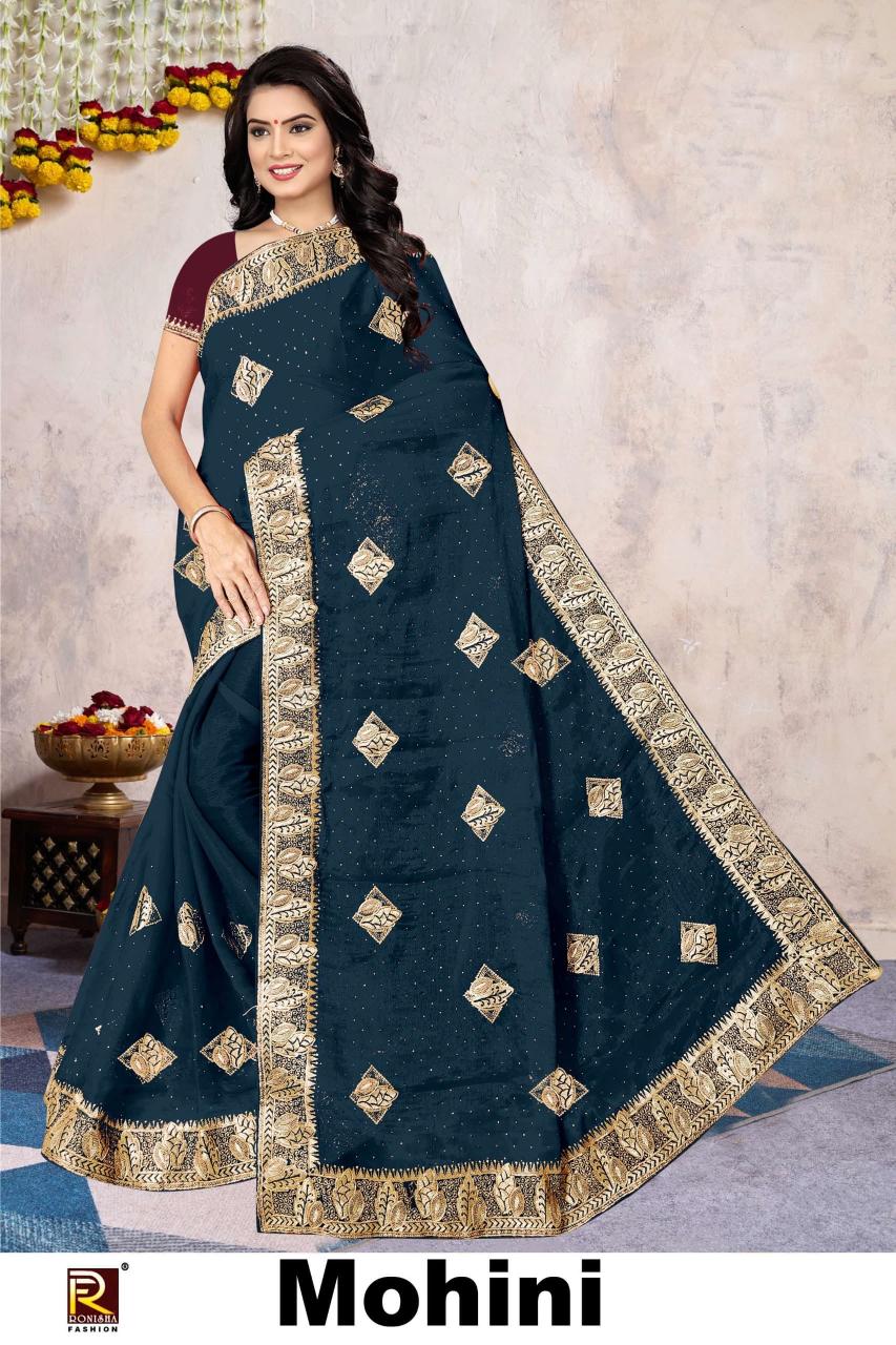 Ronisha Mohini Catalog famous sarees in south india 