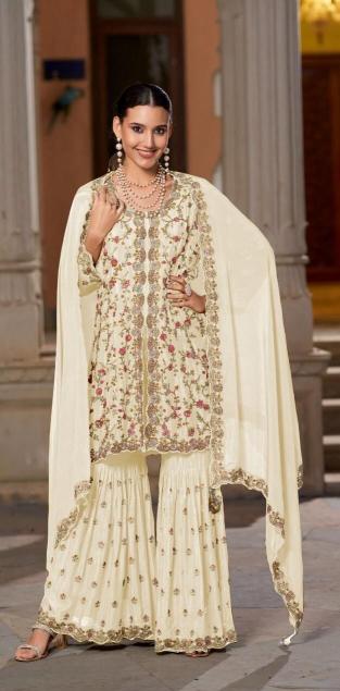 Shree Fabs K 5232 Catalog white pakistani suit