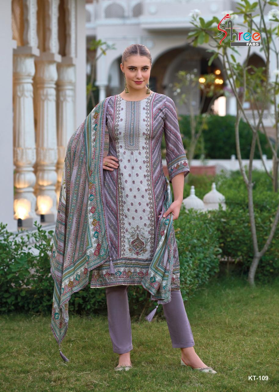 Shree Fabs KT 110 catalog latest pakistani salwar suits