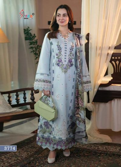 Shree Fabs Ombre Lawn Collection 25 Catalog Cotton Dupatta pakistani suits in meena bazaar dubai