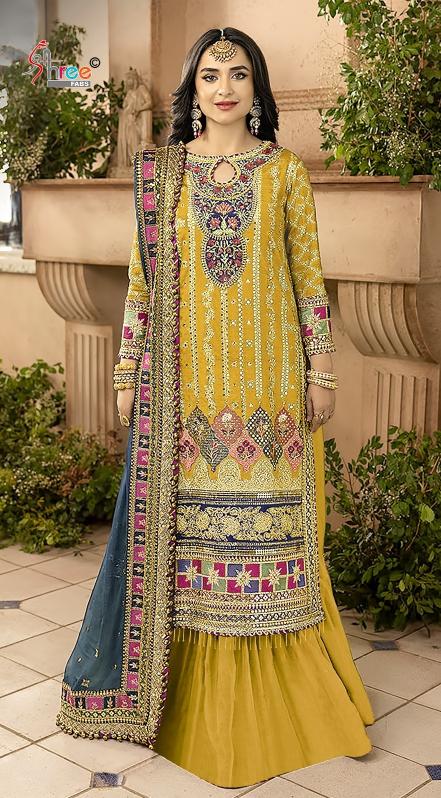 Shree Fabs S 5031 Catalog Organza buy pakistani suits online pakistan