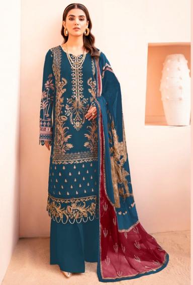 Taj 577, 578 , 579 Catalog Cotton Dupatta pakistani suits importer in delhi