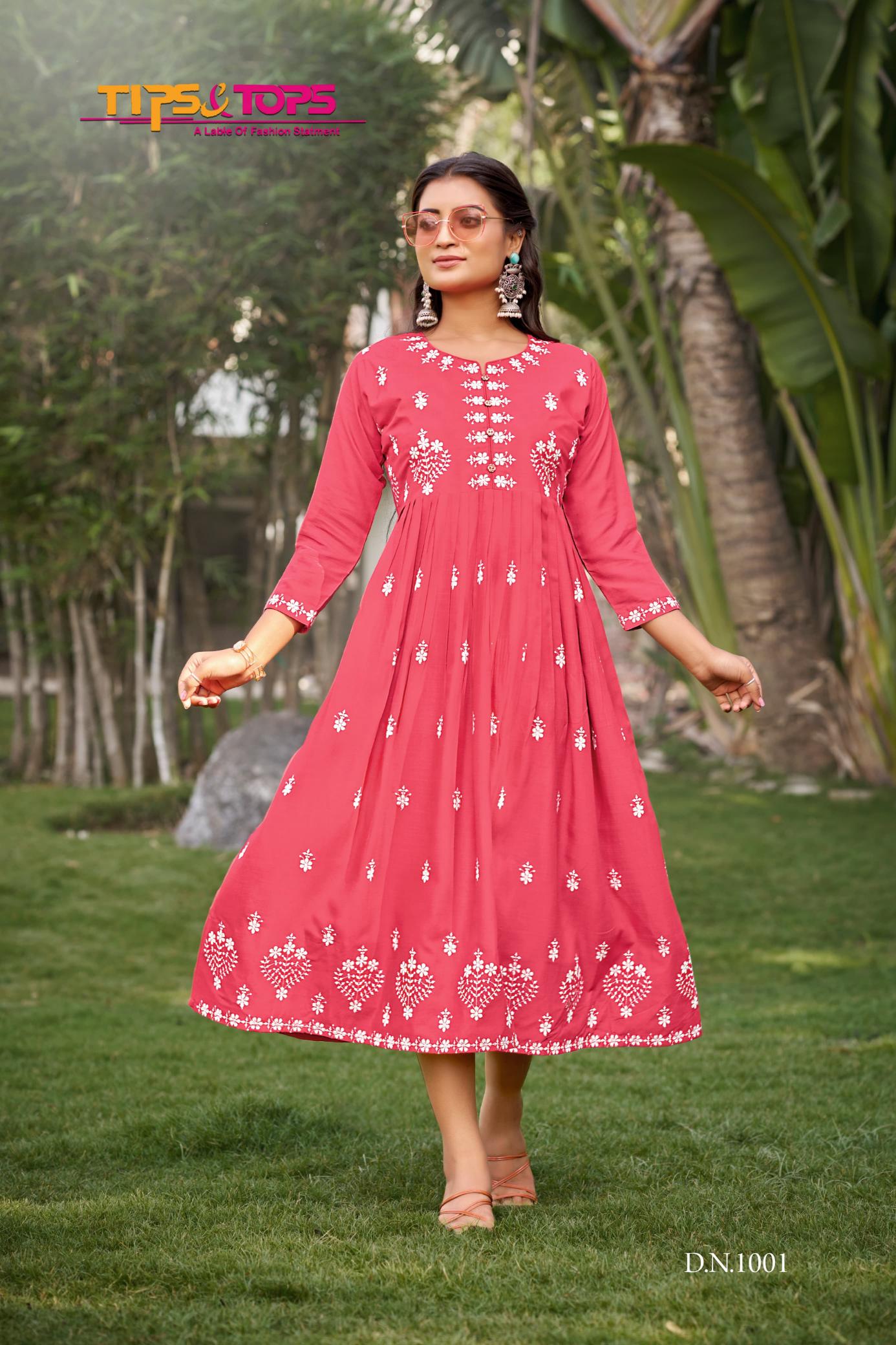 Tips & Tops Lakhnavi Vol 3 Catalog skc kurti catalogue