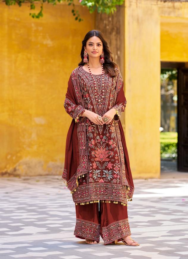 Your choice Maria B Gold Catalog pakistani plazo suit design