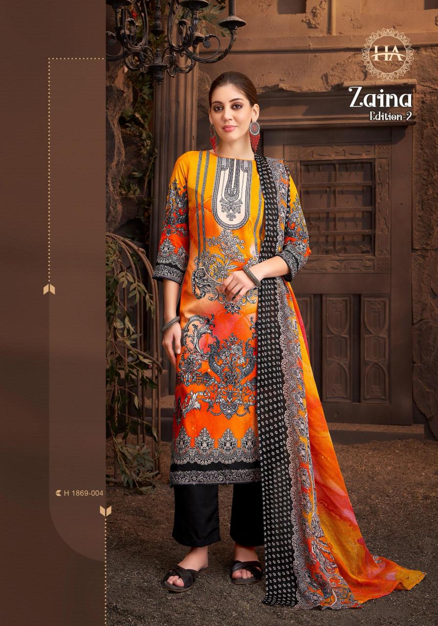 Alok Harshit Zaina vol 2 Catalog mbl dress material wholesale 