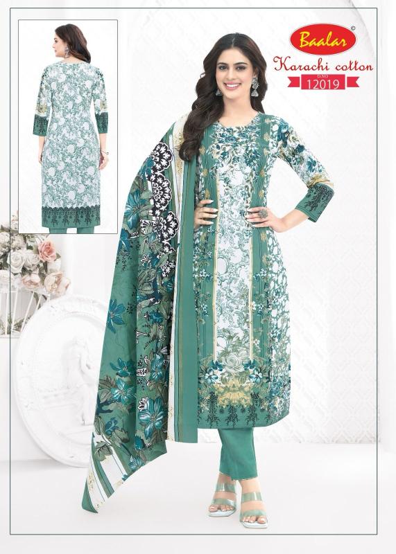 Baalar Karachi Vol-12 - Karachi Dress Material   - Wholesale Catalog