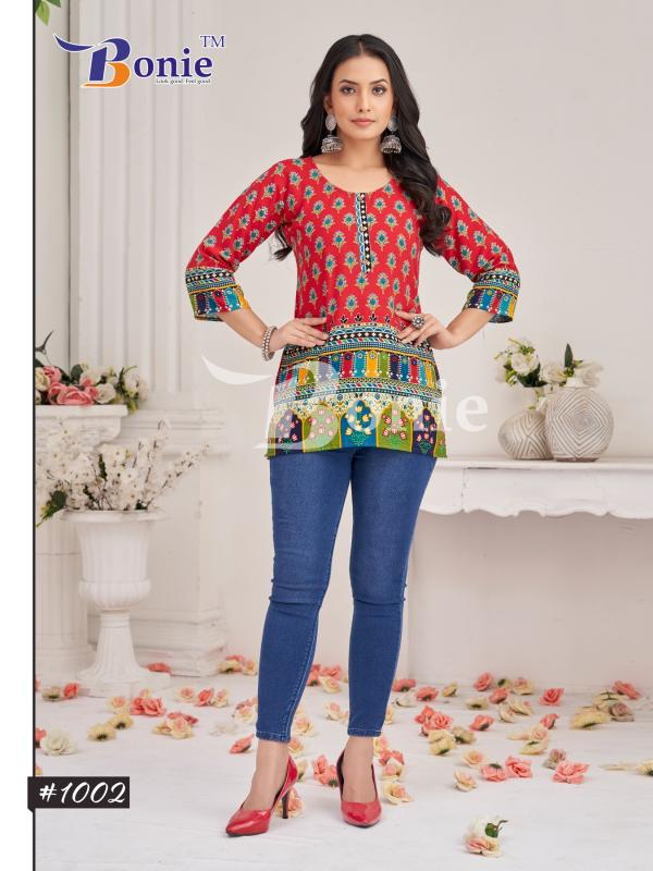 Bonie Sejal catalog catalog ethnic short kurtis online india 