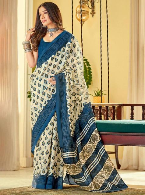 Dazira Df 812 catalog Beautiful office wear cotton sarees online india