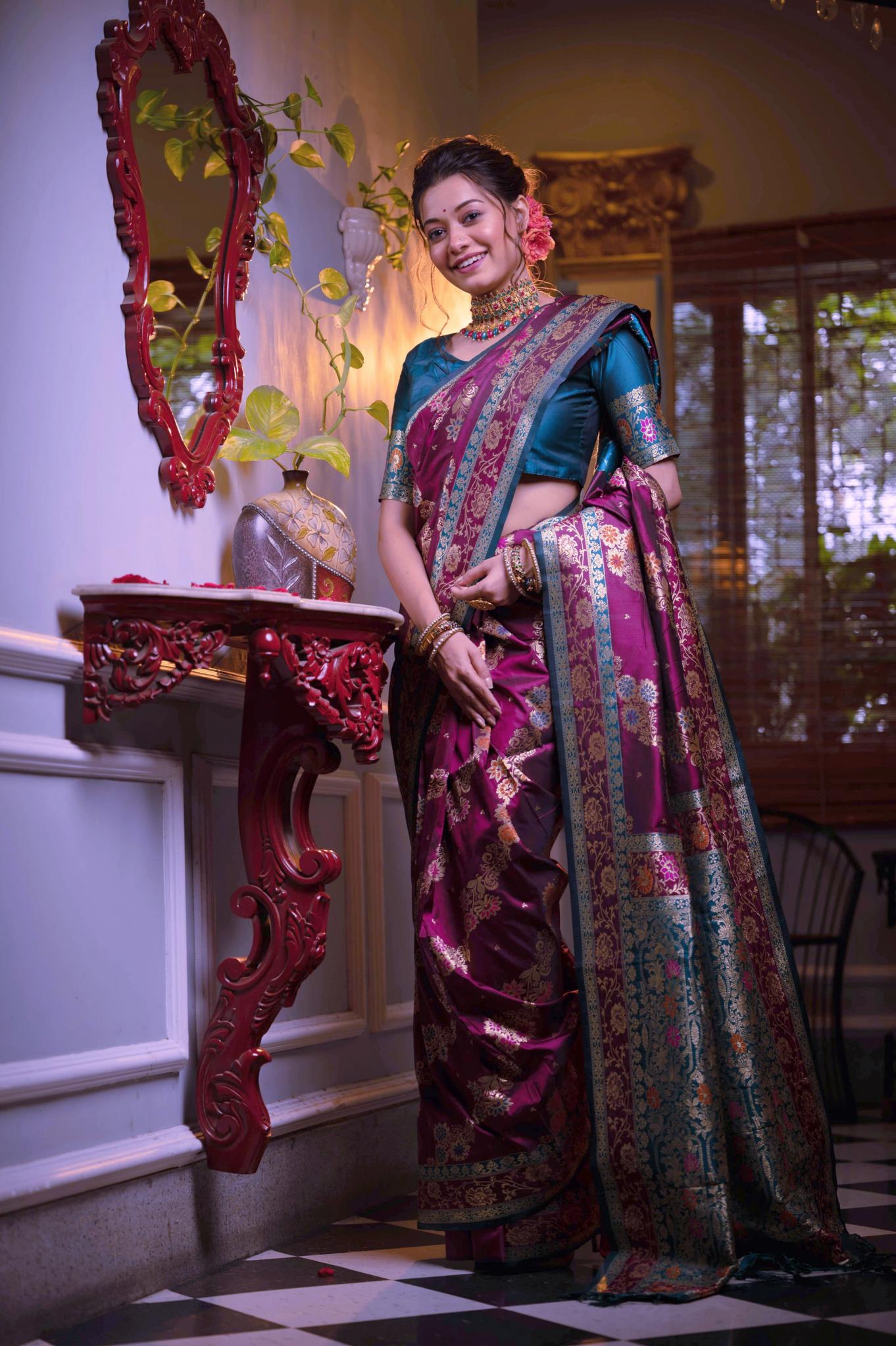 Dazira Soft Banarasi Silk catalog unique sarees online india