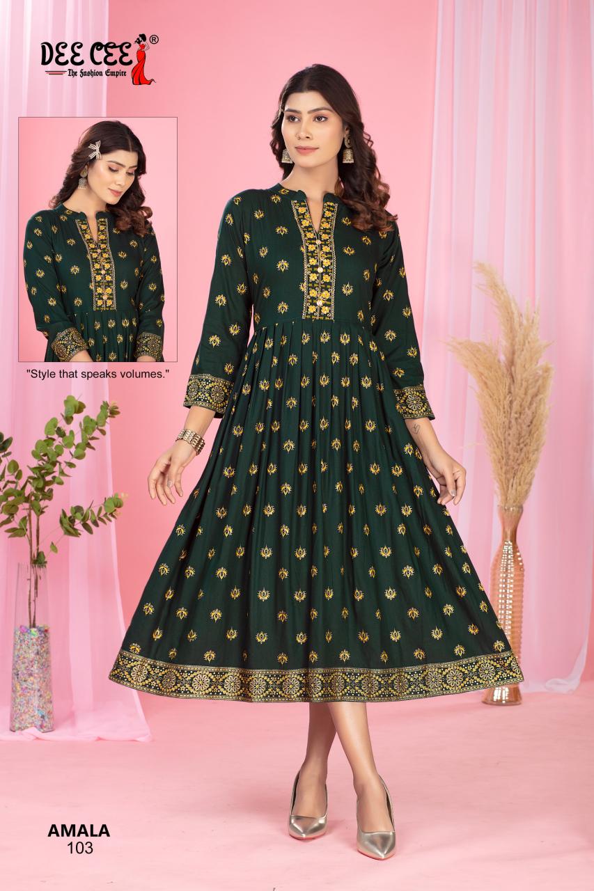 Deecee Amala catalog akkriti kurtis india