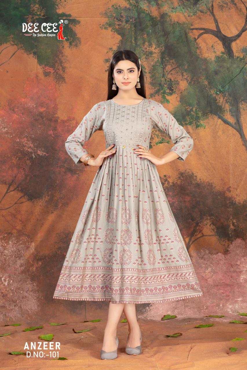 Deecee Anzeer catalog akriti kurtis online india