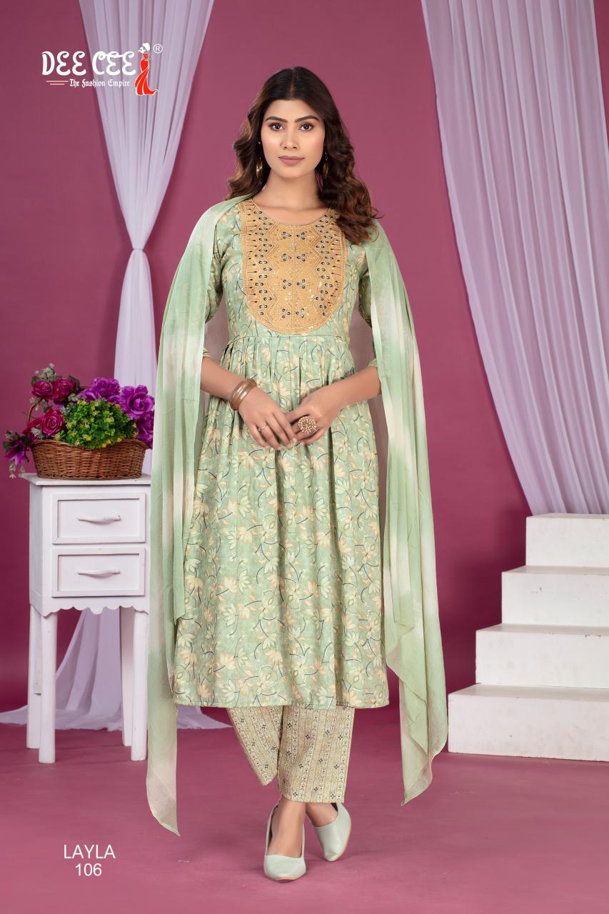 Deecee Layla catalog meena bazaar kurti sale india