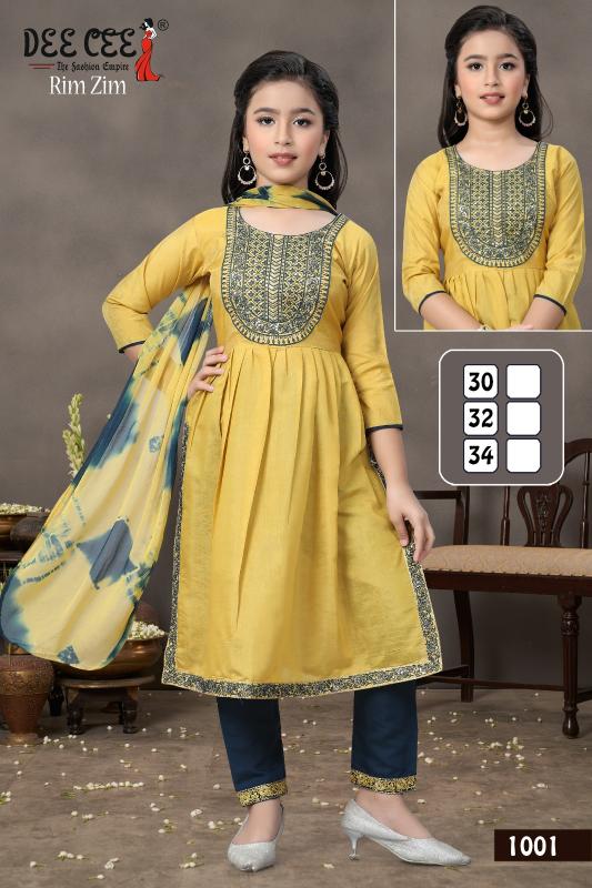 Deecee Rim Zim catalog designer kurtis top brands in india