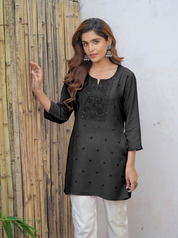 Felocity Psyna Vol 1 catalog black kurti online india