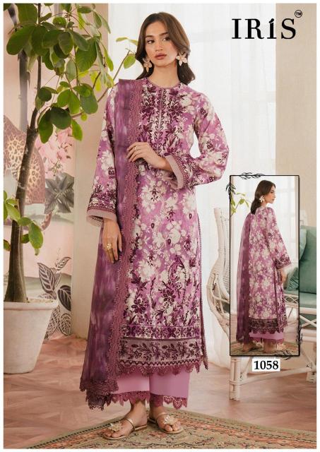 Iris Afsanah Vol-06 - Karachi Dress Material  - Wholesale Catalog