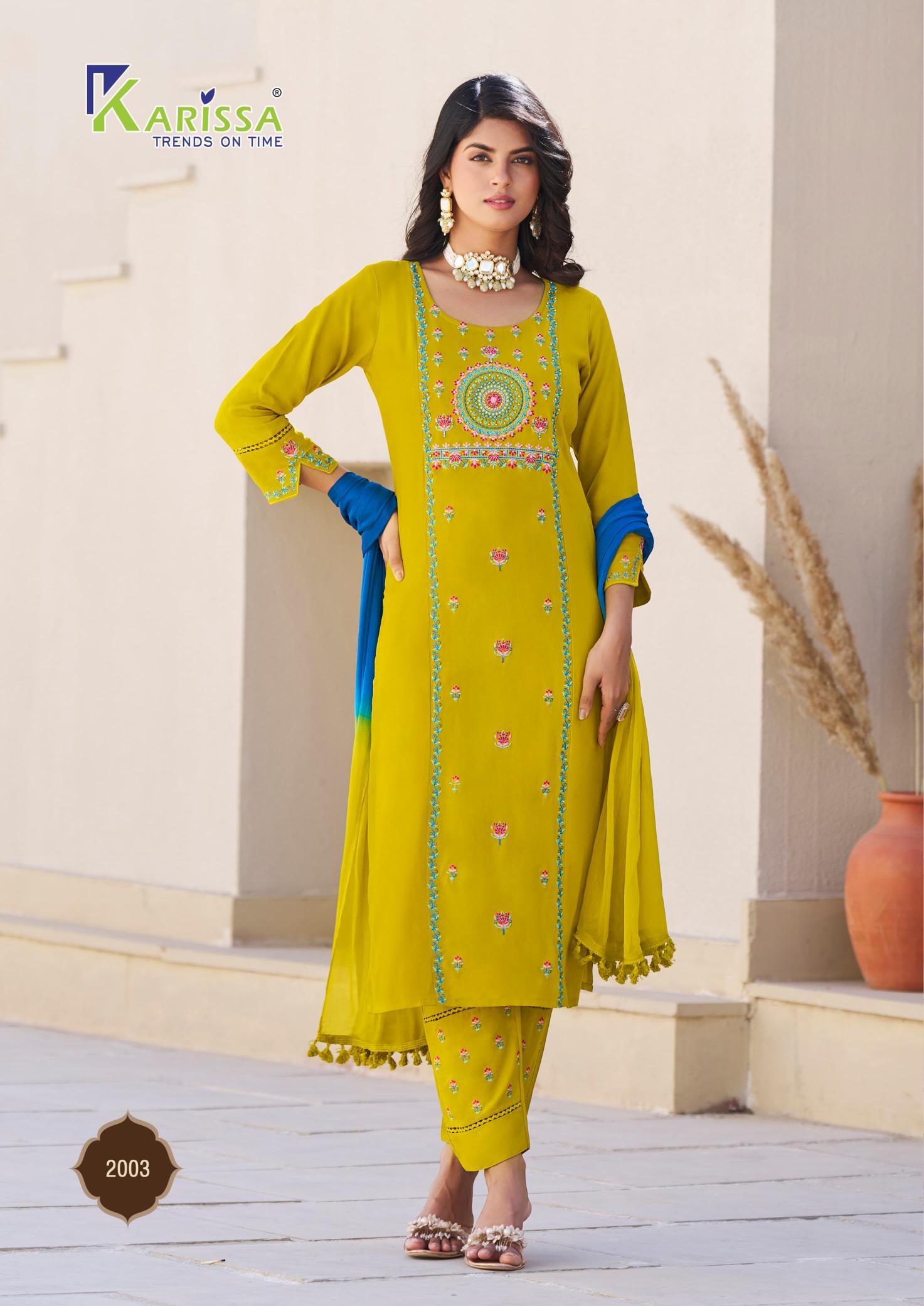 Karissa Kasida vol 2 Catalog palazzo kurti set online india