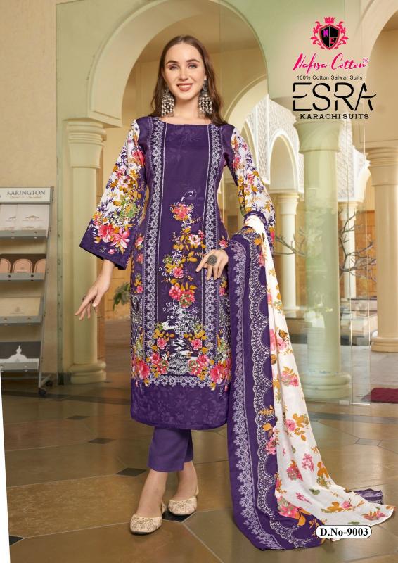 Nafisa Esra Vol-09 – Karachi Dress Material - Wholesale Catalog