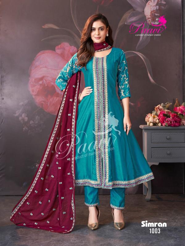 Paavi Simran catalog front open kurti online india