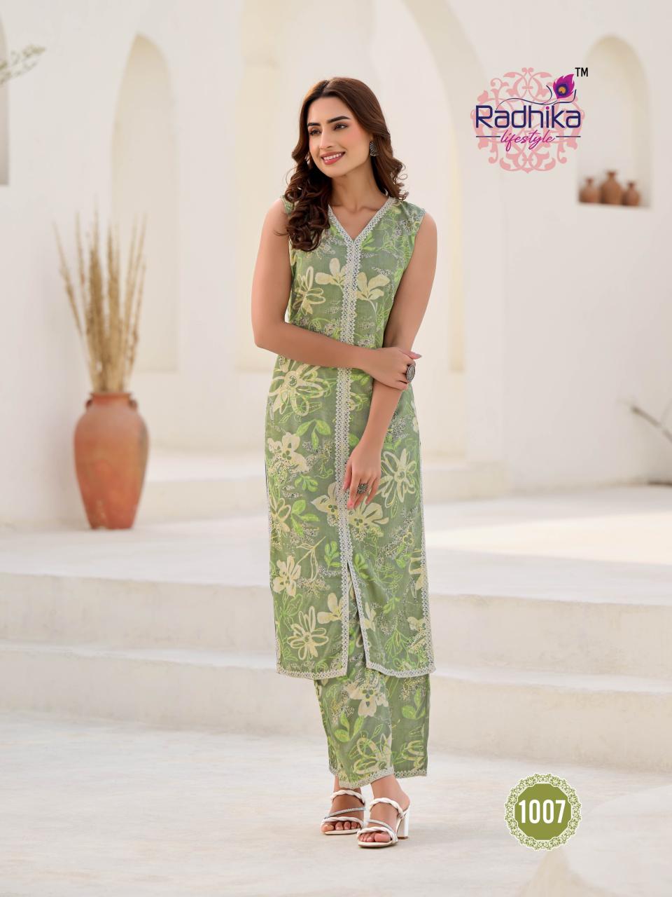 Radhika Lifestyle Evergreen catalog coord set women under ₹1000