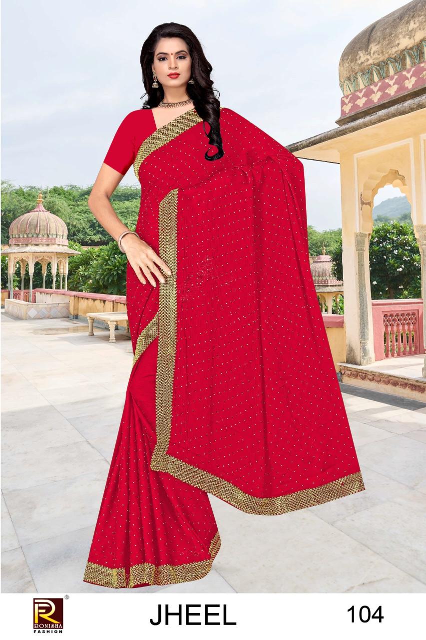 Ronisha Jheel catalog india mart sarees party wear