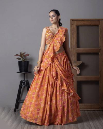 Sabella Tcs 111 catalog lehenga material wholesale in commercial street