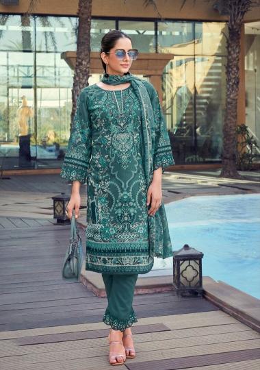 Shree Fabs Khadiza Premium Lawn Collection catalog pakistani suits importers in india