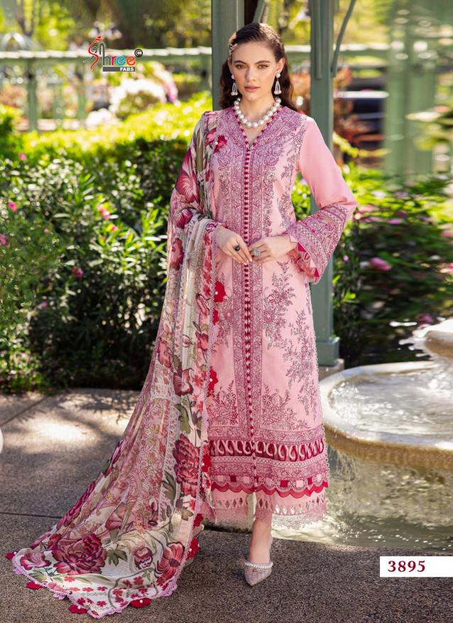 Shree Fabs Ombre Lawn Collection 25 Vol 4 Catalog Cotton Dupatta buy pakistani bridal suits online